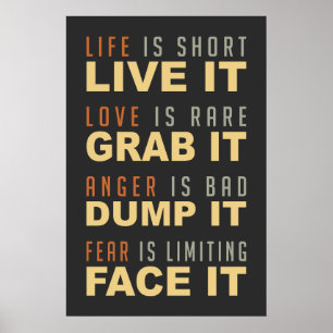 Poster Motivation Life Advice
