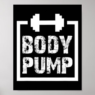 Poster Motivation physique de la pompe corporelle T Chemi