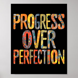 Poster Motivation pour la progression plutôt que la perfe