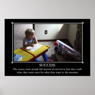 Poster Motivation : succès