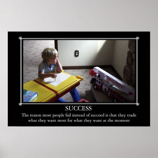 Poster Motivation : succès (Devant)