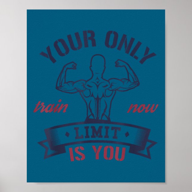 Poster Motivational Bodybuilding  (Devant)