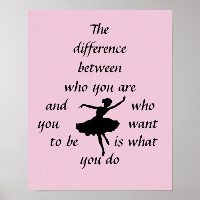 Poster "Motivational Dancer" (Devant)