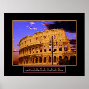 Poster Motivational "Grandeur" 22x28