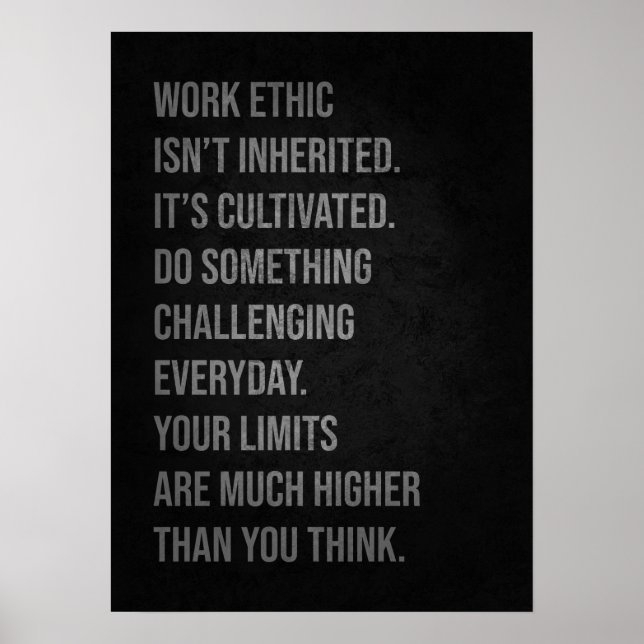 Poster Motivational Gym (Devant)