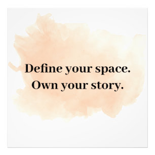 Poster Motivational Moderne - Citation Gratuite po