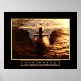 Poster motivationnel - "Assurance" - 22"x28"
