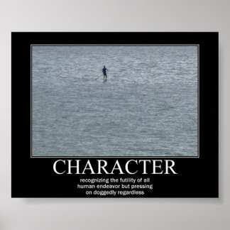 Poster motivationnel : CARACTÈRE