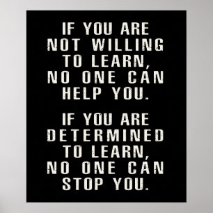 Poster Motivationnel, Citations Positives, Déclarations P