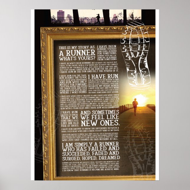 Poster Motivationnel - Courant, Vie (Devant)