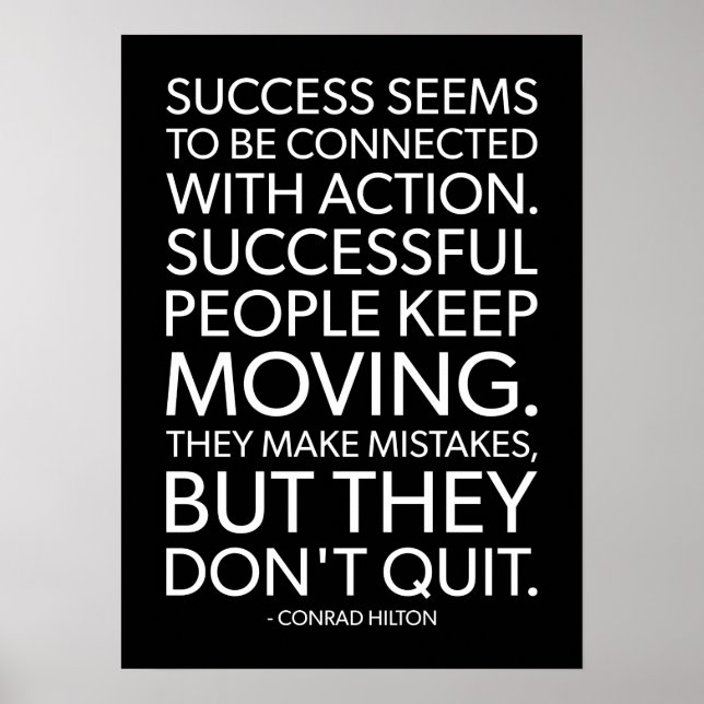 Poster motivationnel de réussite et de gymnase (Devant)