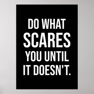 Poster motivationnel de réussite et de gymnase