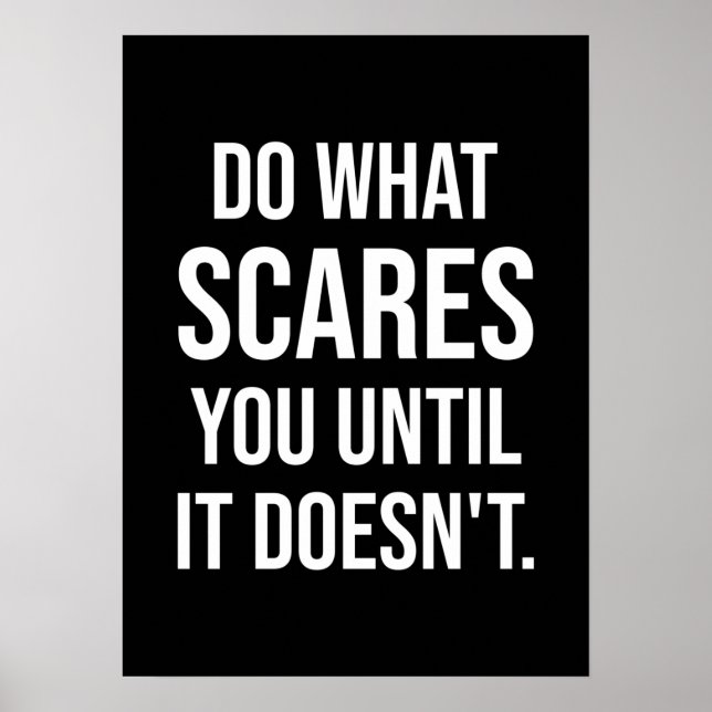 Poster motivationnel de réussite et de gymnase (Devant)