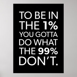 Poster motivationnel de réussite et de gymnase