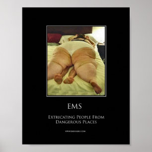 Poster Motivationnel des positions dangereuses