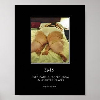 Poster Motivationnel des positions dangereuses