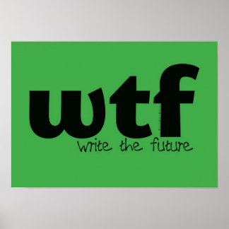 Poster Motivationnel - Écrire L'Avenir