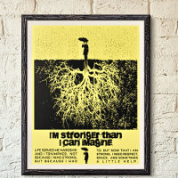 Poster motivationnel, Force femme forte