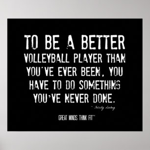 Poster Motivationnel Volleyball 007 - Grunge