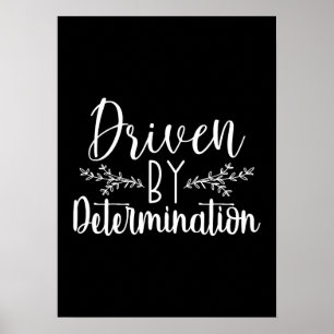 Poster Motivé par la détermination - Hustle, gym, succès