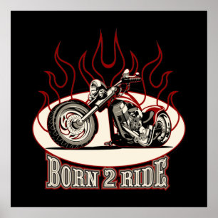 Poster Moto caricature