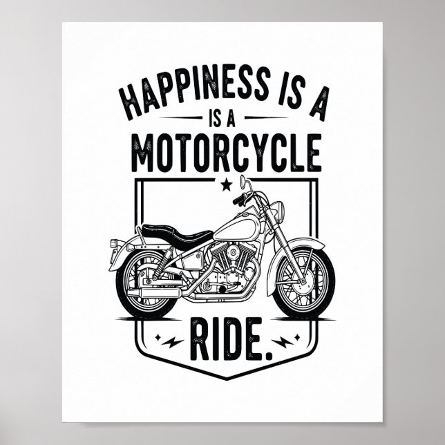Poster Moto dans Desert Cactus Western Set (2) (Devant)