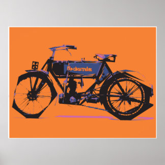 Poster Moto en transit