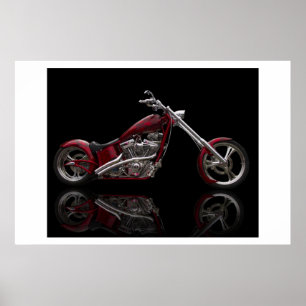 Poster Moto faite sur commande de couperet