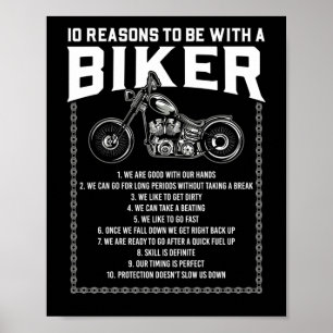 Poster Moto Moto Dix Raisons D'Être Avec Un