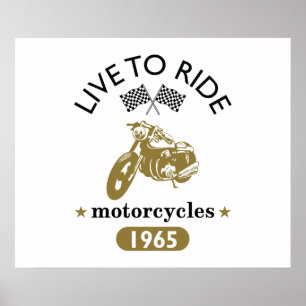 Poster Moto vintage
