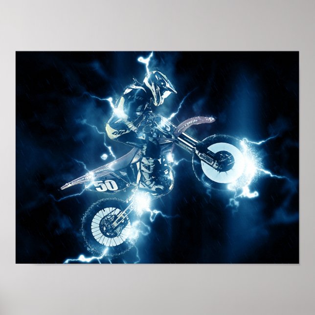 Poster Motocross (Devant)