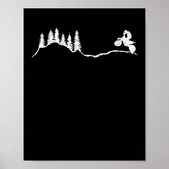 Poster Motocross Dirt Bike Motocross Funny Enduro Motorcy (Devant)