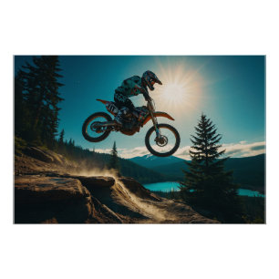 Poster Motocross Racer à Spirit Lake
