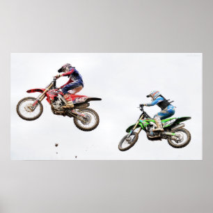 Poster Motocross Racers
