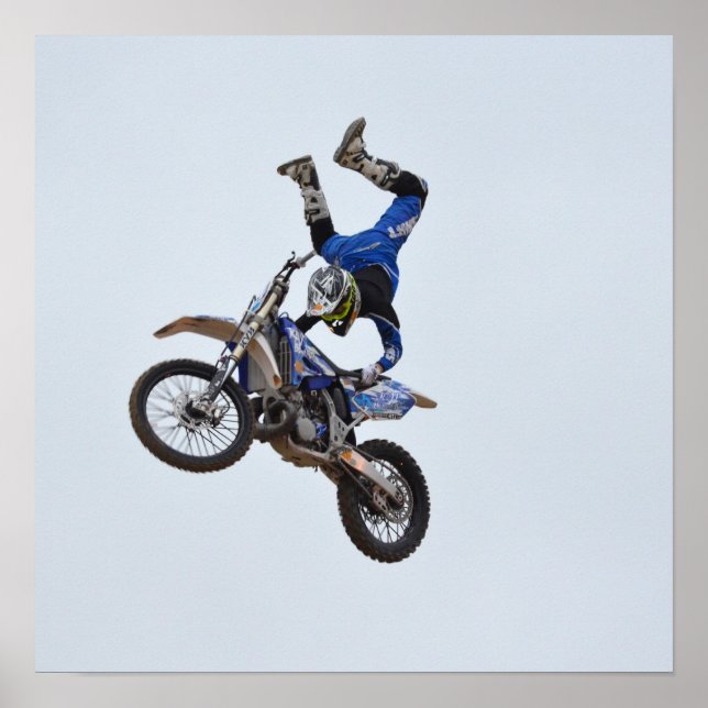 Poster Motocross volant haut (Devant)