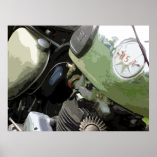 POSTER MOTOCYCLE CLASSIQUE 9