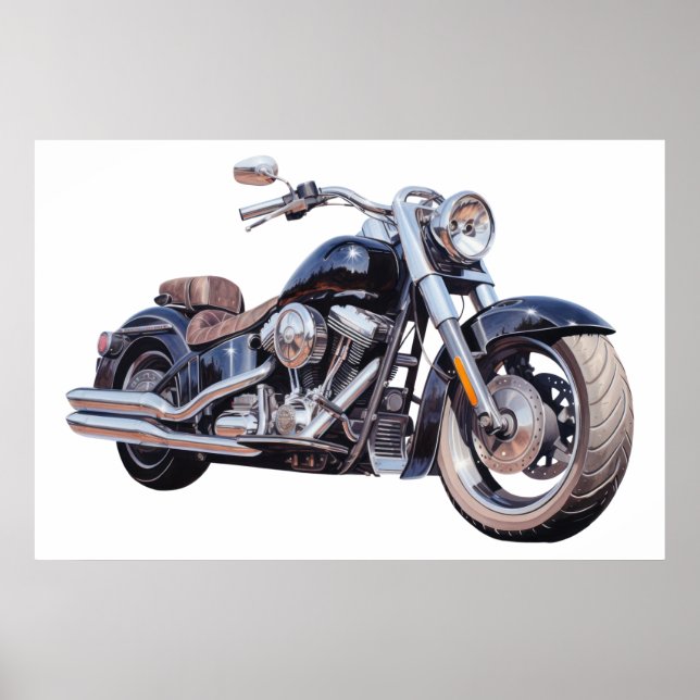 Poster Motocyclette (Devant)
