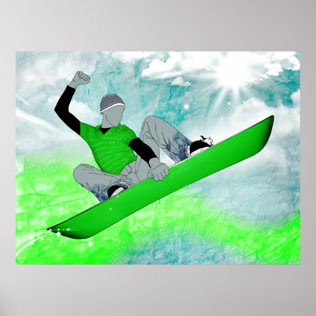 Poster motoneige. (Devant)