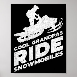Poster Motoneige cool Grandpas - Motoneige Motoneige ( Su