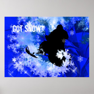 Poster Motoneige en Avalanche