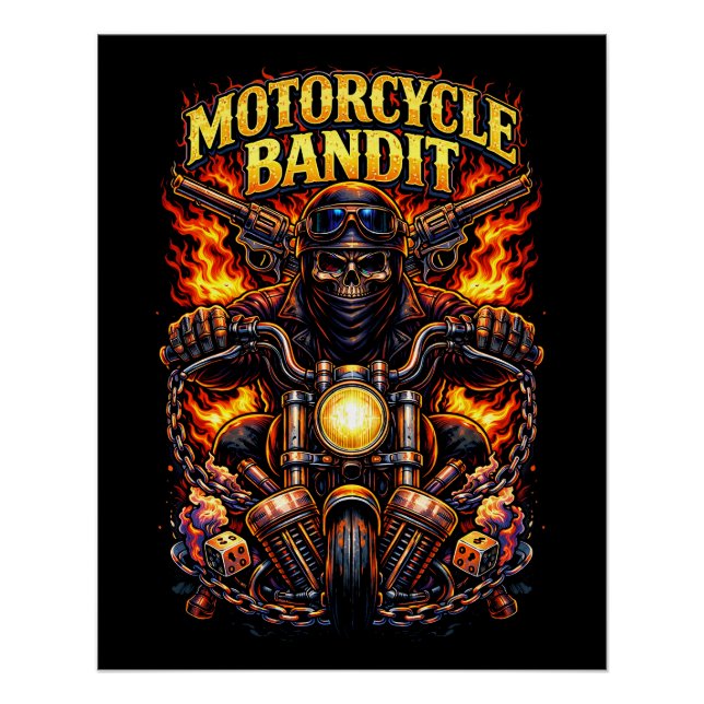Poster Motorcycle Bandit (Devant)