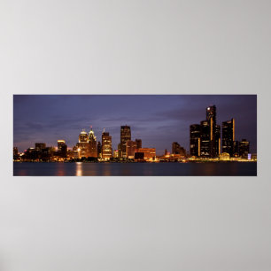Poster Motown Skyline