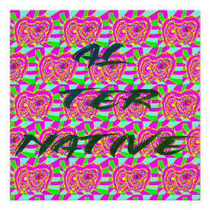 POSTER MOTS ALTERNATIFS AVEC ART