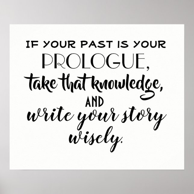 Poster Mots de conseil (Devant)