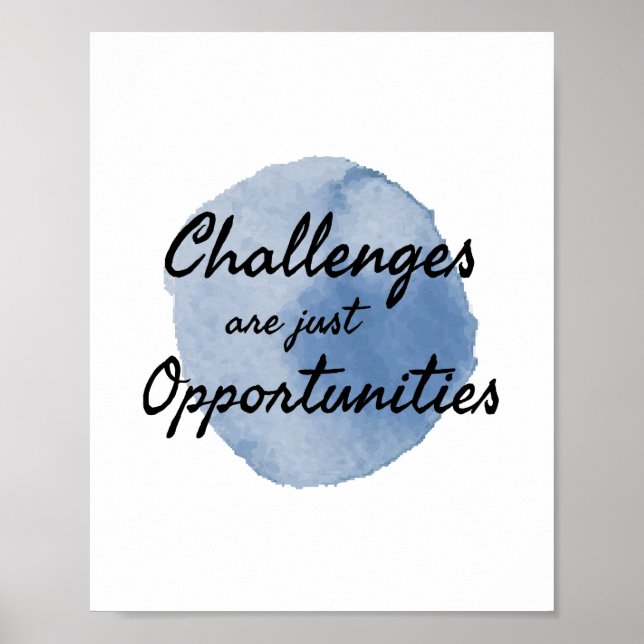 Poster mots de motivation pour le travail et la réussite (Devant)