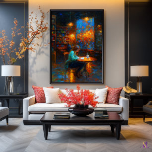 Poster Mots tranquilles - Moments d'écriture dans express