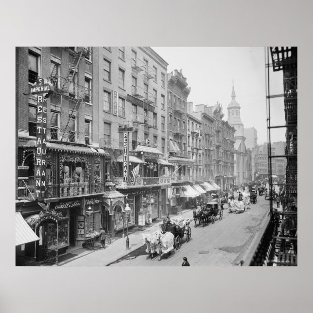 Poster Mott Street (Devant)