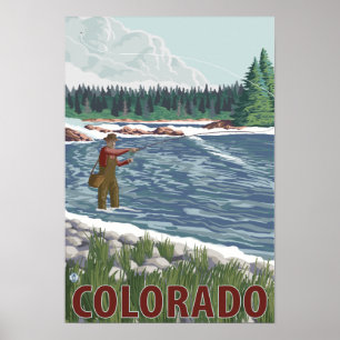 Poster Mouche FishermanColorado