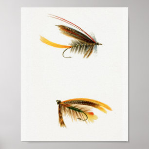 Poster Mouches de pêche #3