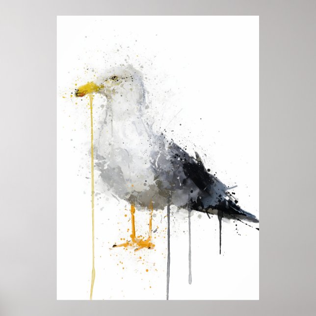 Poster Mouette (Devant)